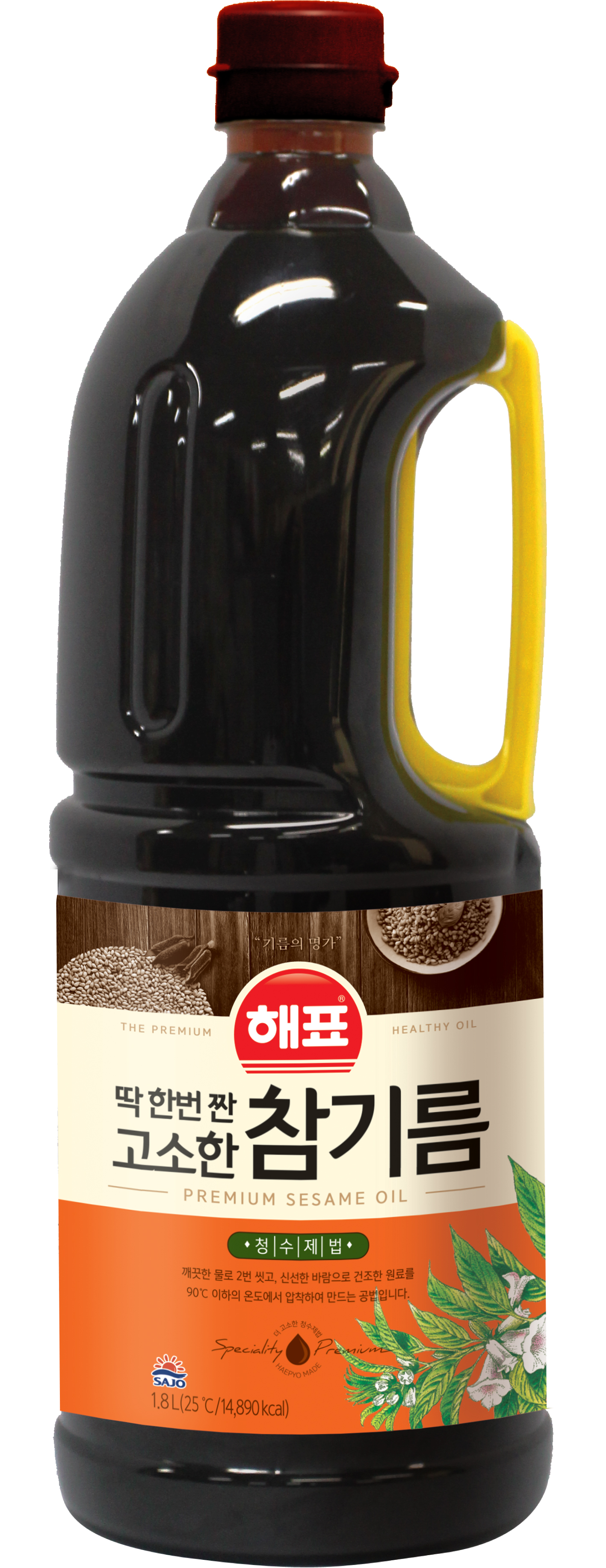 해표 고소한참기름(깨분) 1.8L