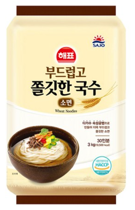해표 소면국수(진공) 3kg