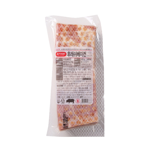 에스푸드 통베이컨 500g