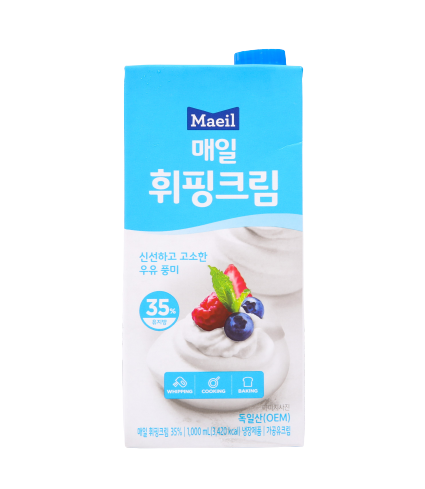 매일 휘핑크림(동물성_35%) 1L