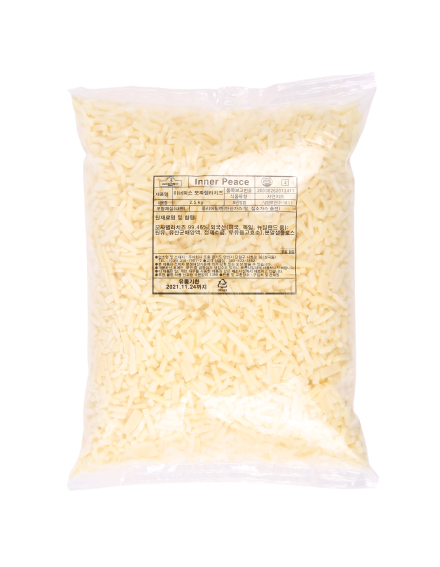 이너피스 모짜렐라 피자치즈(자연100%) 2.5kg