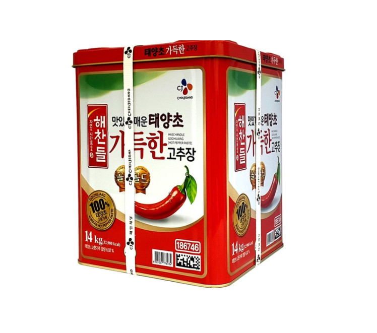 해찬들 가득한 고추장 14kg