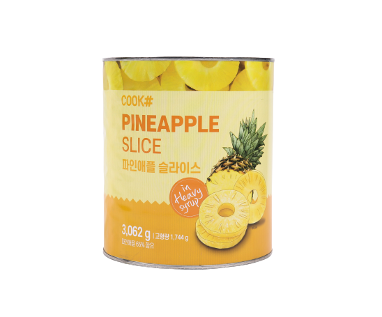 쿡샵 파인애플캔(슬라이스) 3kg