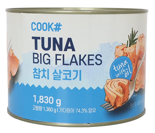 쿡샵 살코기 참치캔 1.83kg