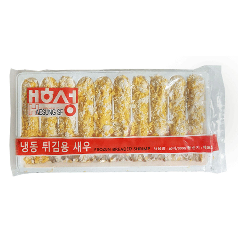 해성 빵가루새우(머리제거 30g*10) 300g