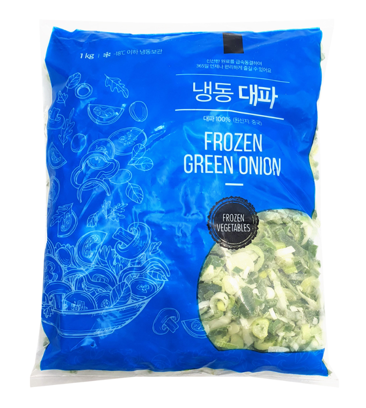 글로벌냉동 대파(슬라이스/5mm) 1kg