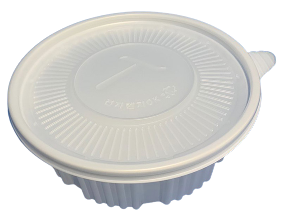 탕용기(백색/소/220Φ*82mm/SET) 200입