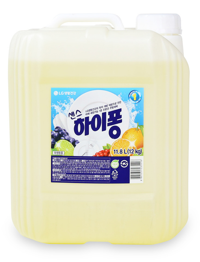 엘지 하이퐁 주방세제 12kg