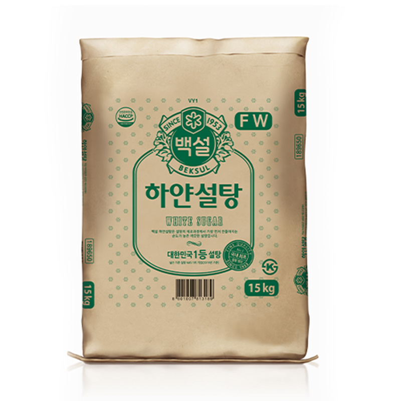 백설 하얀설탕(정백) 15kg
