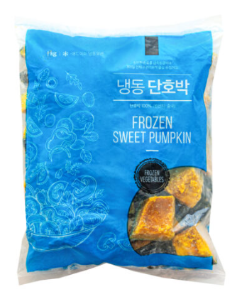 글로벌냉동 단호박(유피/난절/4cm) 1kg
