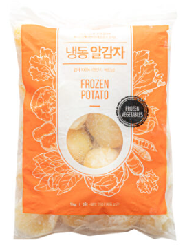 글로벌냉동 알감자(탈피/홀/40g) 1kg