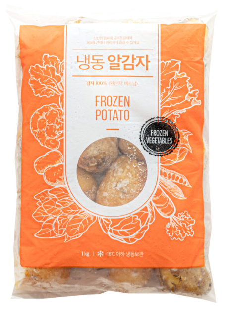 글로벌냉동 알감자(유피/3~4cm) 1kg