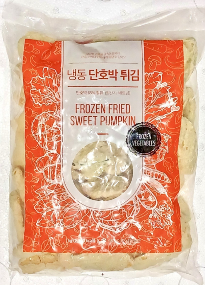 글로벌냉동 단호박튀김(1cm) 1kg
