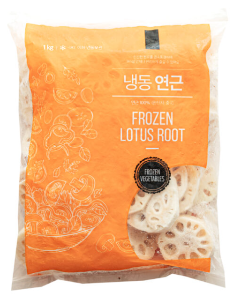 글로벌냉동 연근슬라이스(8-10mm) 1kg