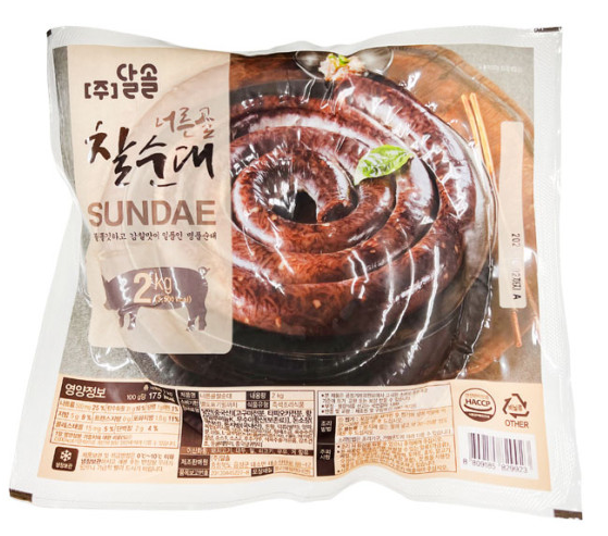 달솔 너른골 찰순대 2kg