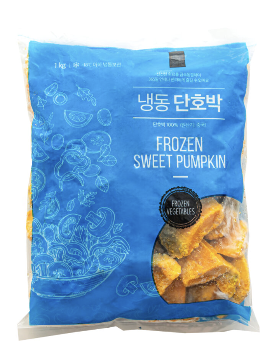 글로벌냉동 단호박(탈피) 1kg