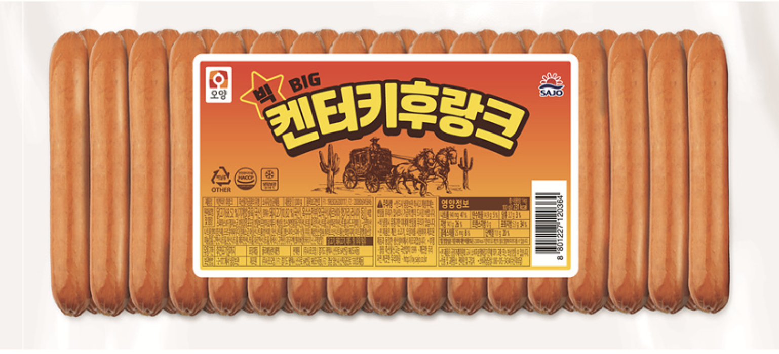 사조오양 켄터키후랑크 소세지 1kg
