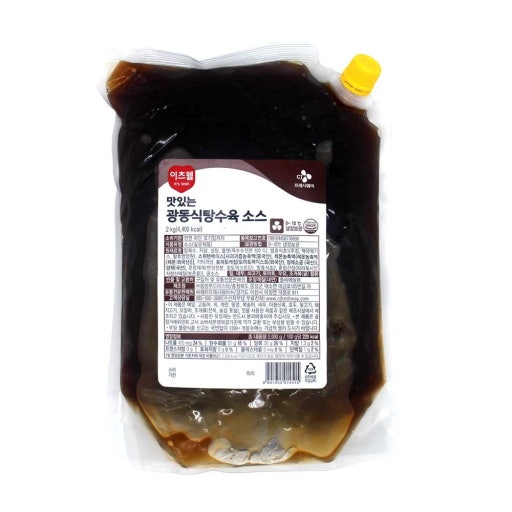 이츠웰 맛있는 광동식 탕수육소스 2kg