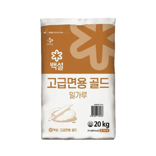 백설 고급면용 골드 밀가루 20kg