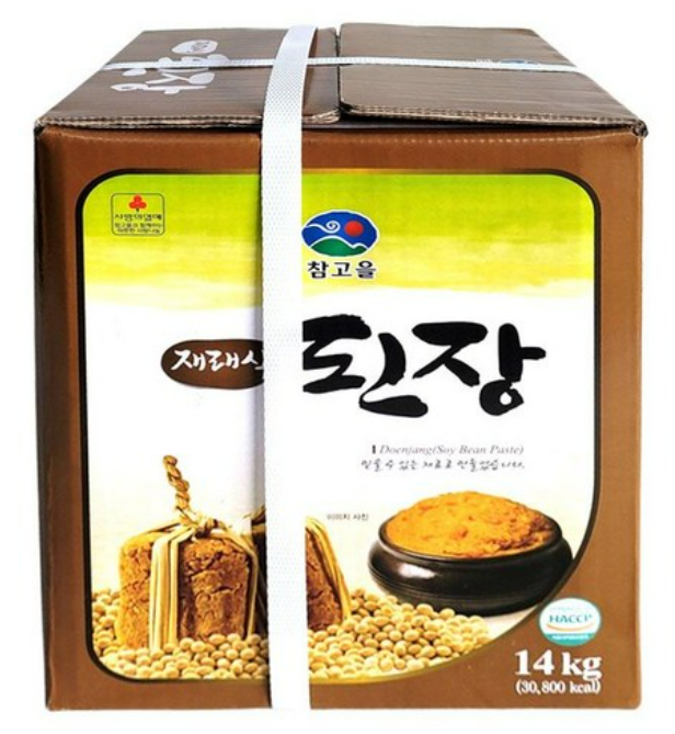 참고을 재래식 된장(지함) 14kg