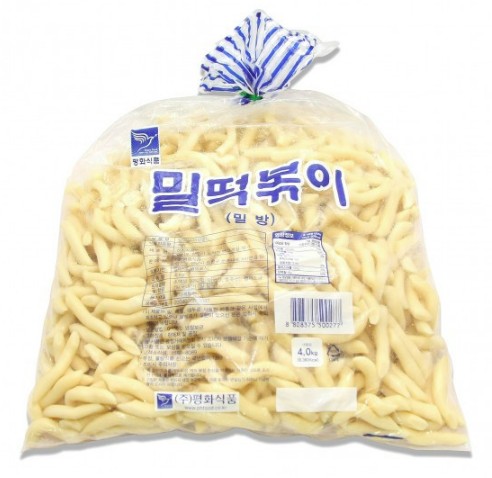 [일배] 평화 밀떡볶이떡(밀방/소) 4kg