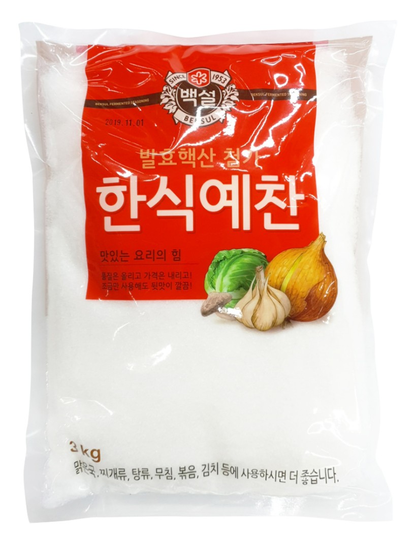 백설 한식예찬 3kg
