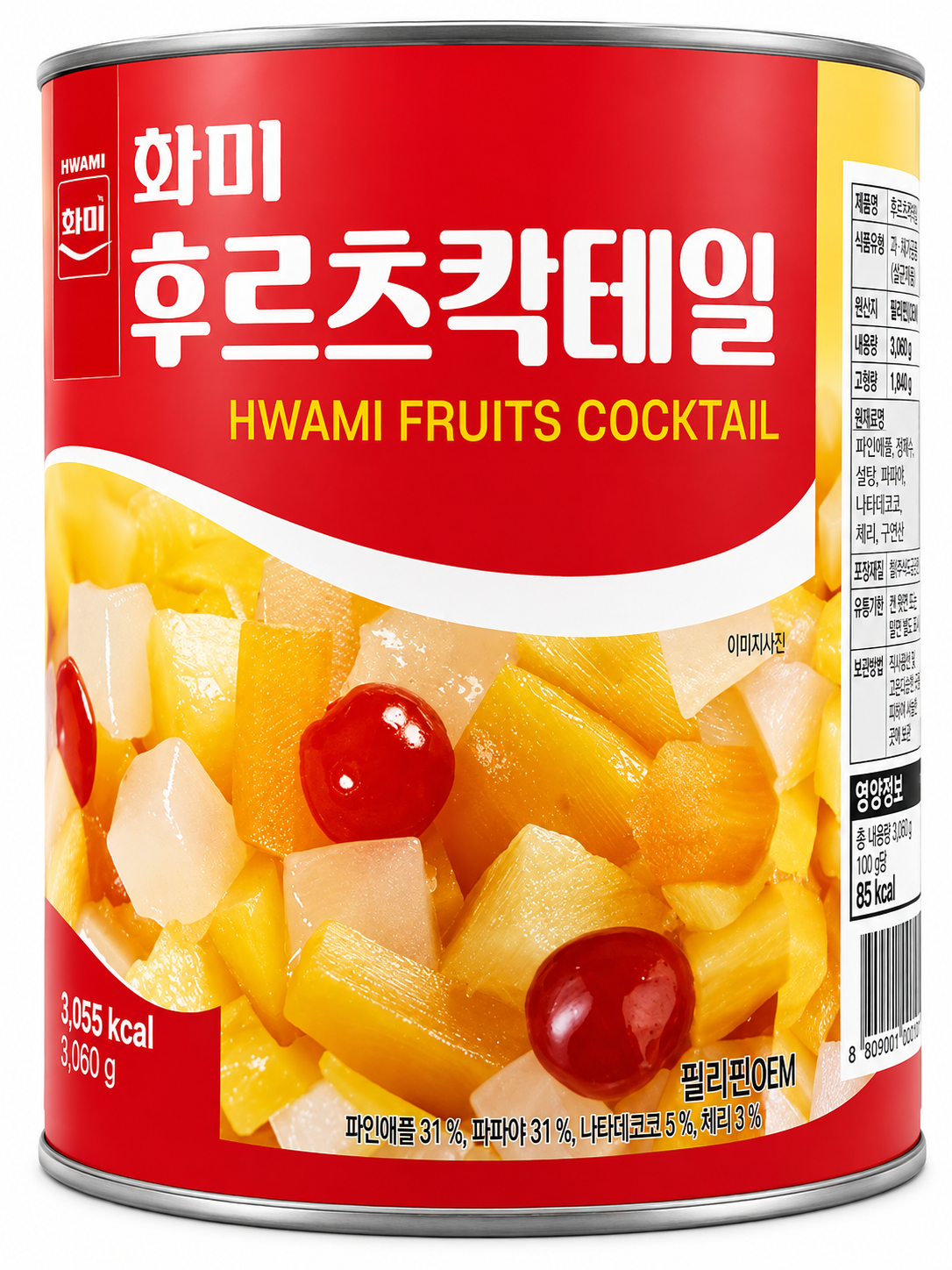 화미 후르츠칵테일 3.062kg