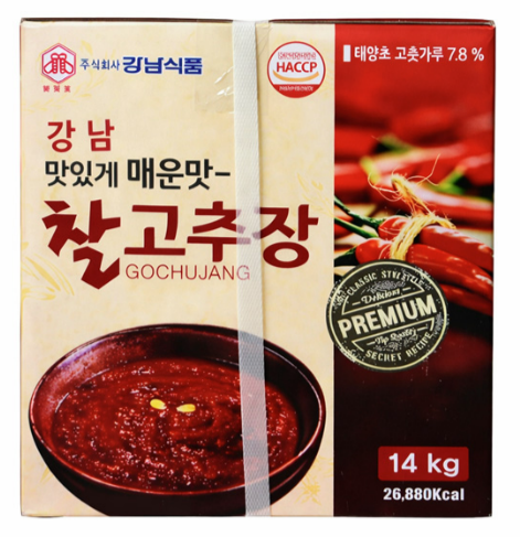 강남 태양초 찰고추장 14kg