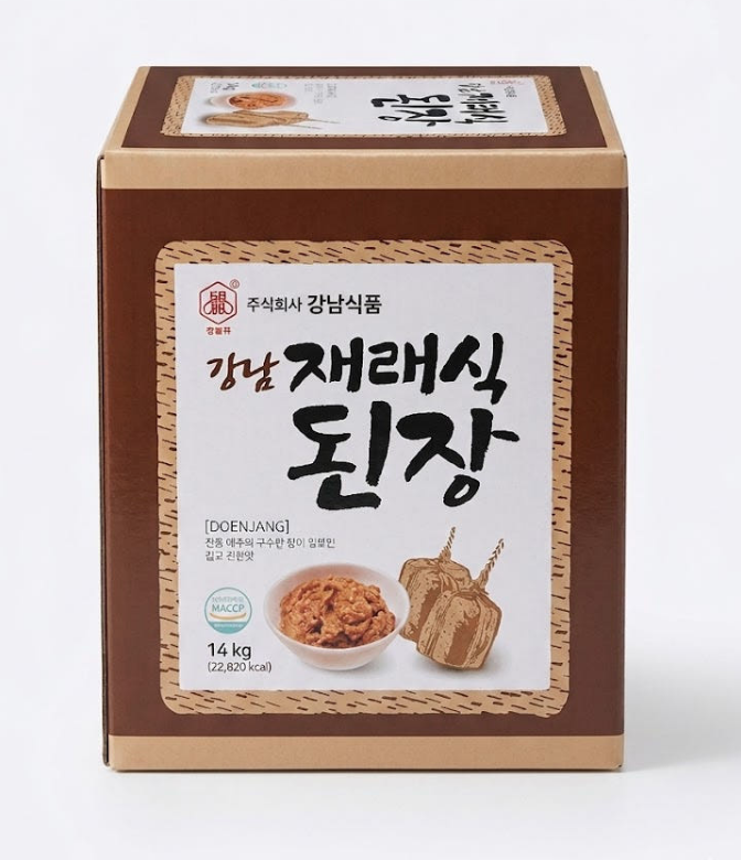 강남 재래식 된장 14kg