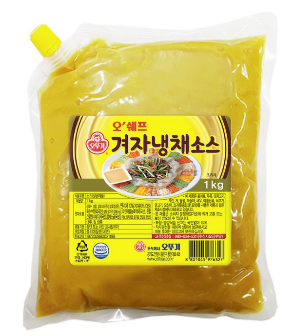 오뚜기 겨자냉채소스 1kg