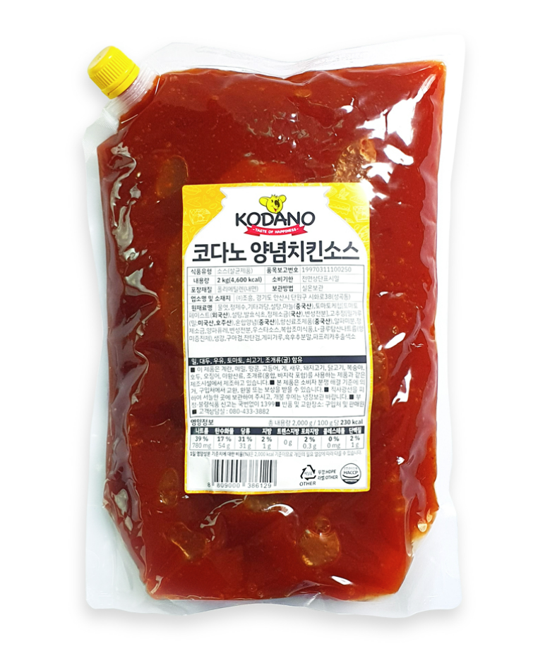 코다노 치킨양념소스 2kg