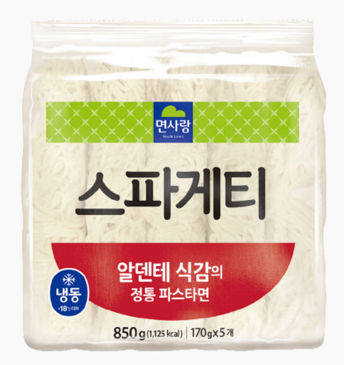 면사랑 스파게티면(170g*5) 850g