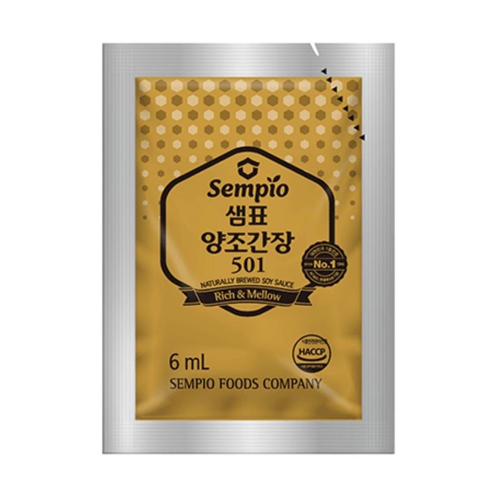 샘표 양조간장(일회용/6mL*198) 1.188kg