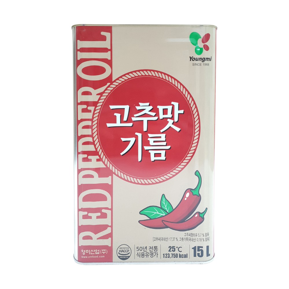 영미 고추맛기름 15L